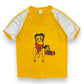 Early 1980s Betty Boop Yellow V-Neck Tee - Size Large