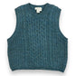 Vintage Eddie Bauer Dark Green Wool Sweater Vest - Size Large