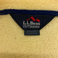1990s LL Bean Yellow Fleece Pullover - Size Large