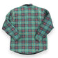 Vintage 1990s Thrashed Flannel Plaid Shacket - Size Large