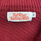 Vintage 1980s Fall River Knitting Mills Red Full Zip Sweater - Size Medium