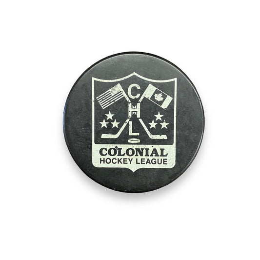 Utica Blizzard Hockey Colonial Hockey League Official Game Puck