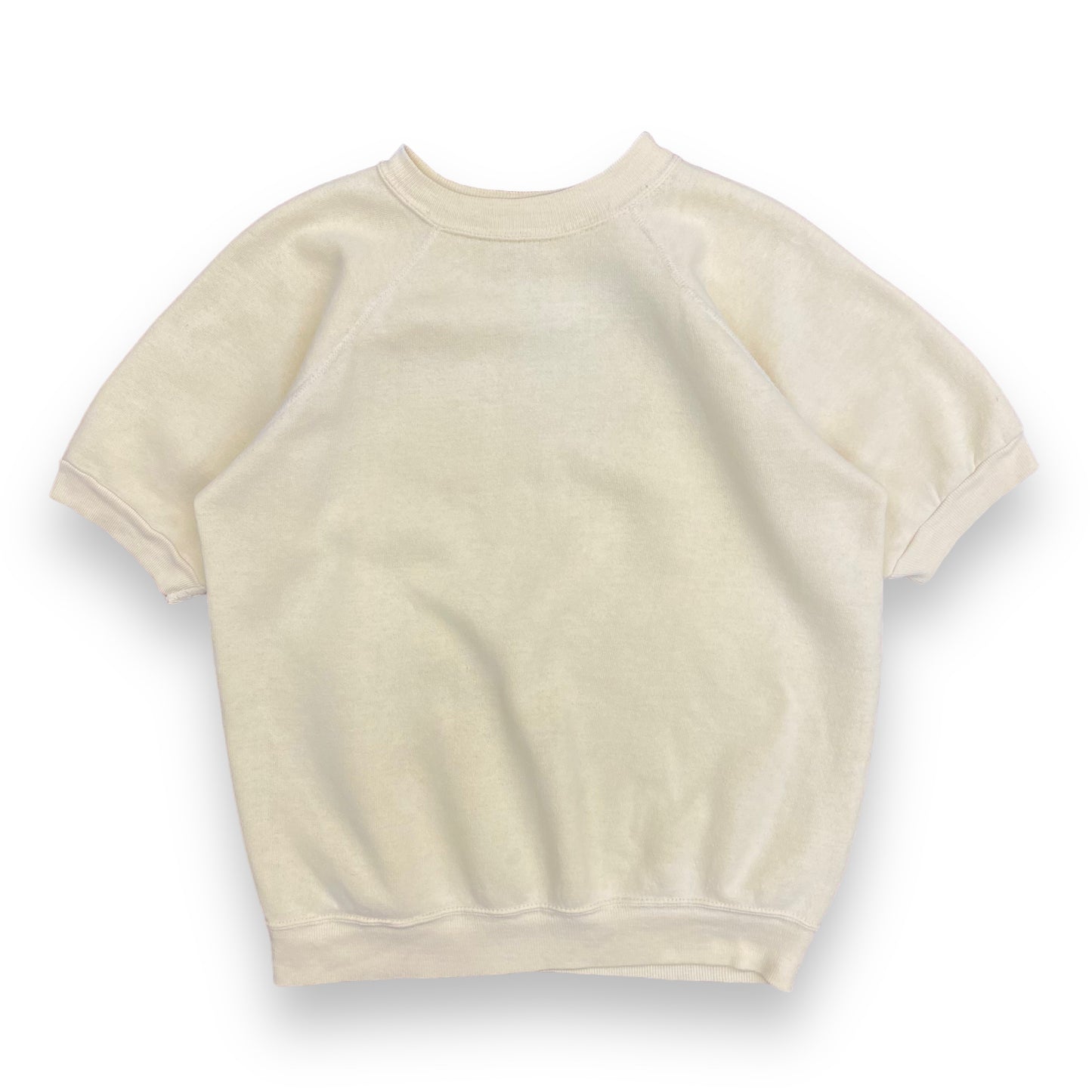 1960s/1970s Anderson-Little Light Yellow Short Sleeve Sweatshirt - Size Medium