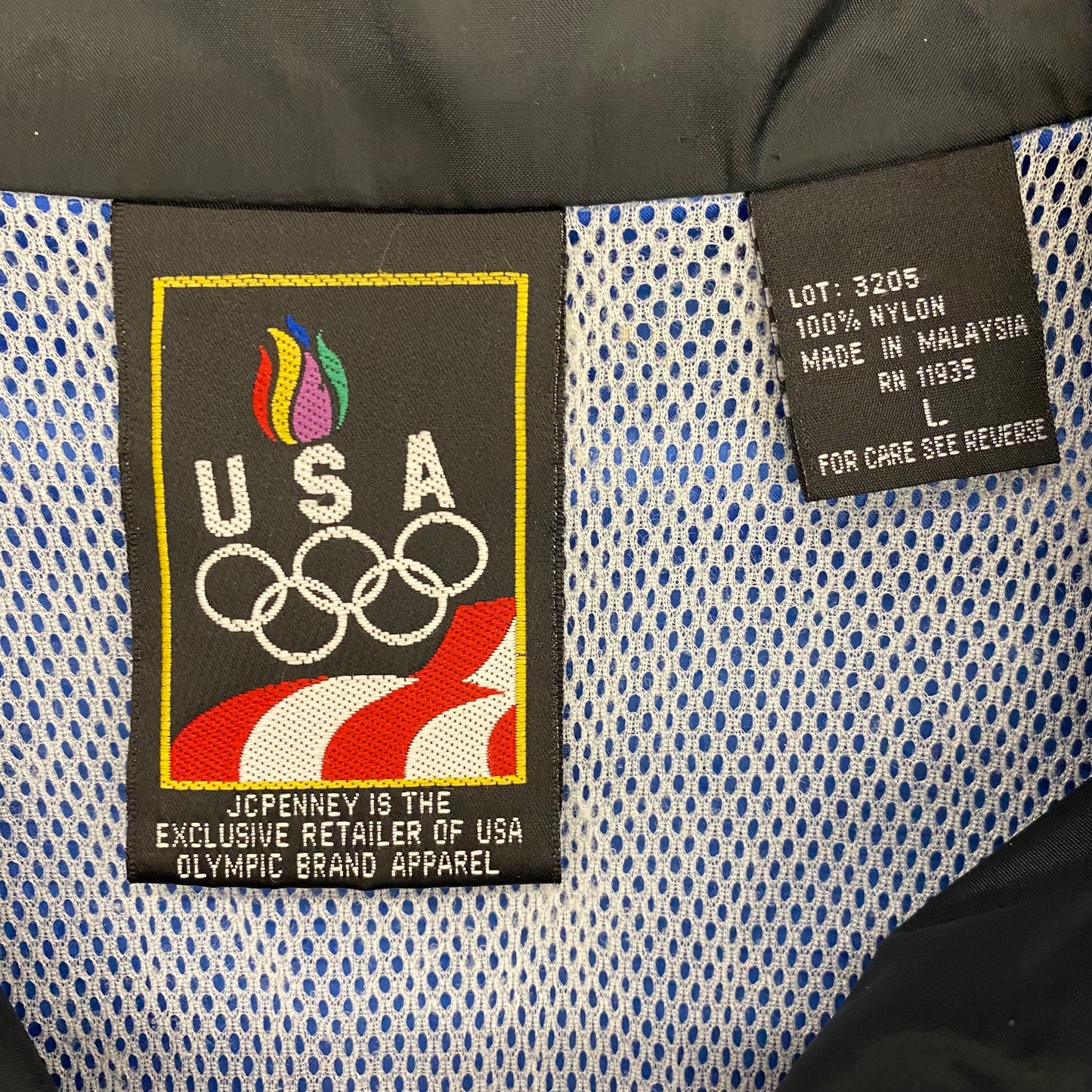 Vintage '96 USA Olympics Windbreaker - Size Large