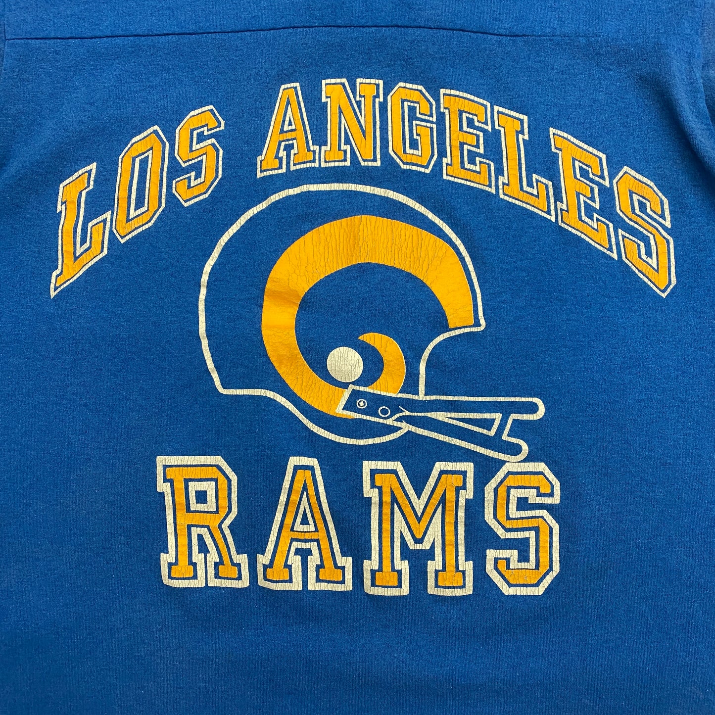Vintage 1980s Logo 7 "Los Angeles Rams" Football Tee - Size M/L