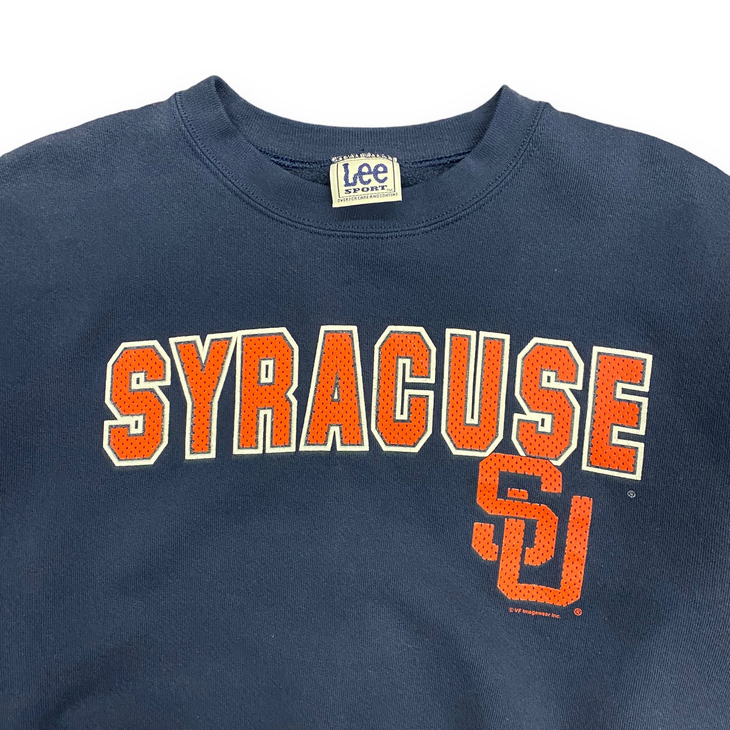 Vintage Lee Sport Syracuse University Navy Blue Sweatshirt - Size Medium