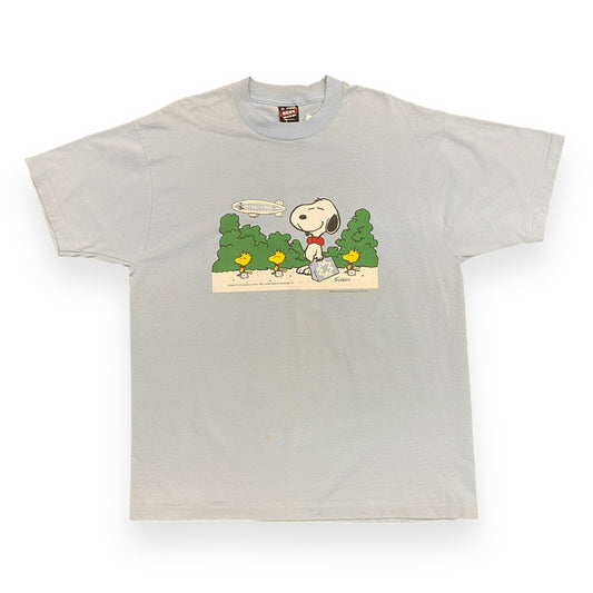 Vintage 1990s Snoopy Single Stitch Tee - Size XL