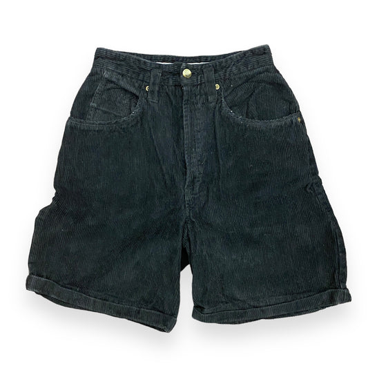 Vintage 90s Kikomo Black Corduroy Shorts - 25"x6"