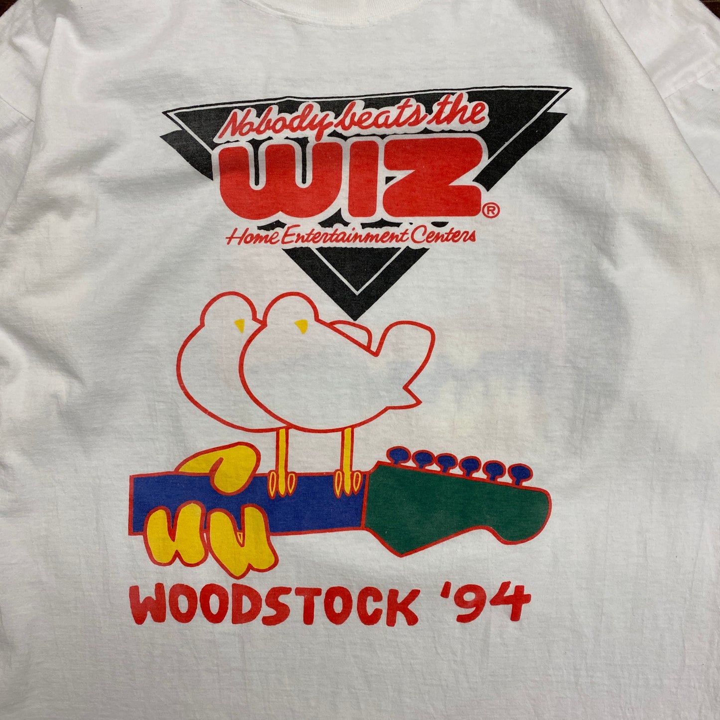 Vintage Woodstock '94 Official Sponsor Tee - Size Large