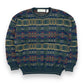 John Ashford Plaid Wool Sweater Made in Italy - Size Large