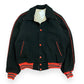 Vintage 1970s "Rutgers" Wool Reversible Jacket - Size S/M