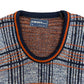 1970s Plaid Wool Knit Sweater Vest by Robert Bruce - Size Medium