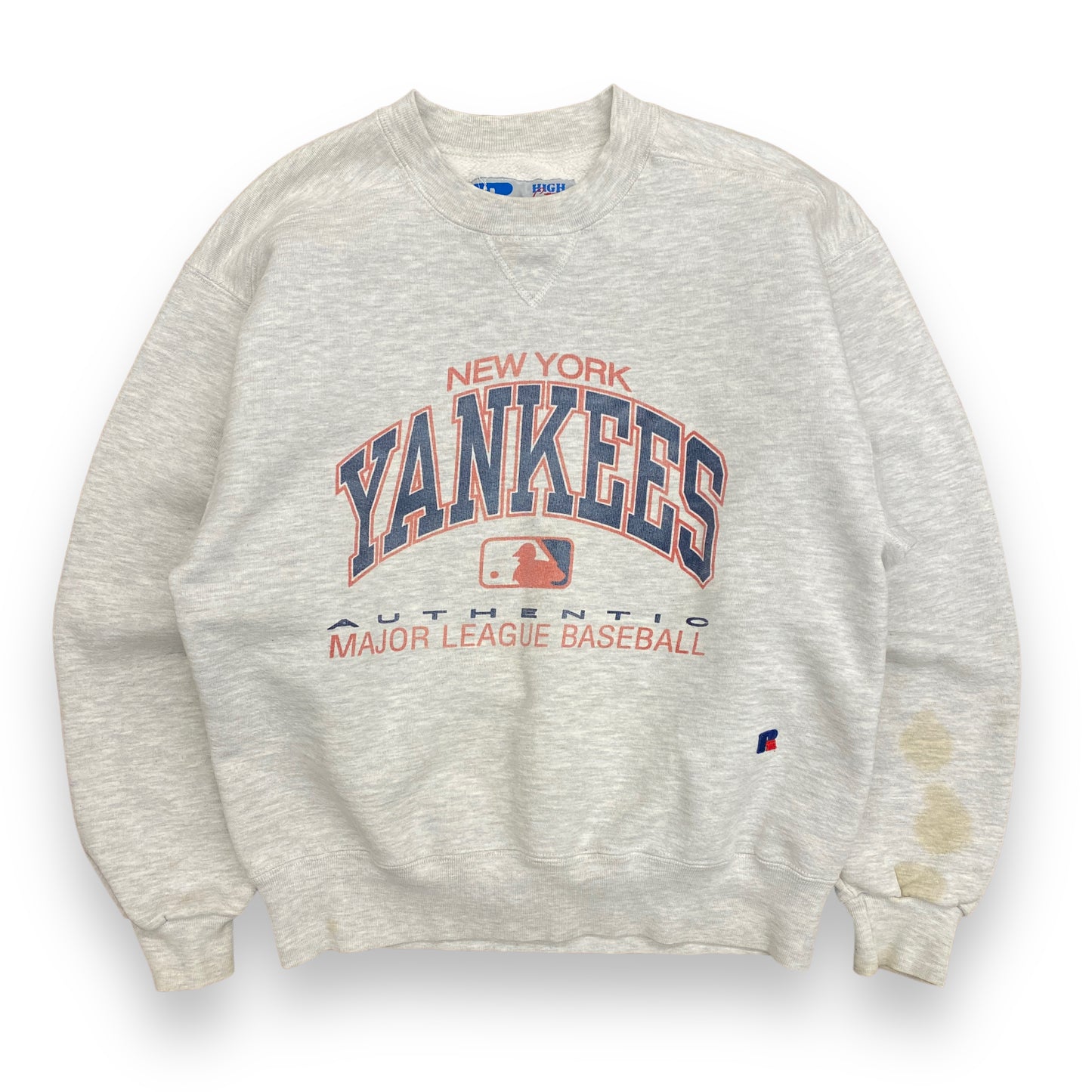 1990s Russell Athletic New York Yankees Sweatshirt - Size Medium (Tagged Youth XXL)