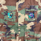 Vintage 1989 US Military Woodland Camo Hot Weather Coat - Size Small