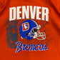 Vintage 1992 Denver Broncos V-Neck Jersey Tee - Size Medium