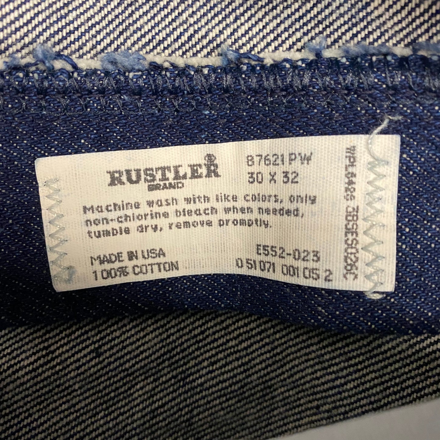 1980s Rustler Dark Indigo Wash Jeans - 30"x31"