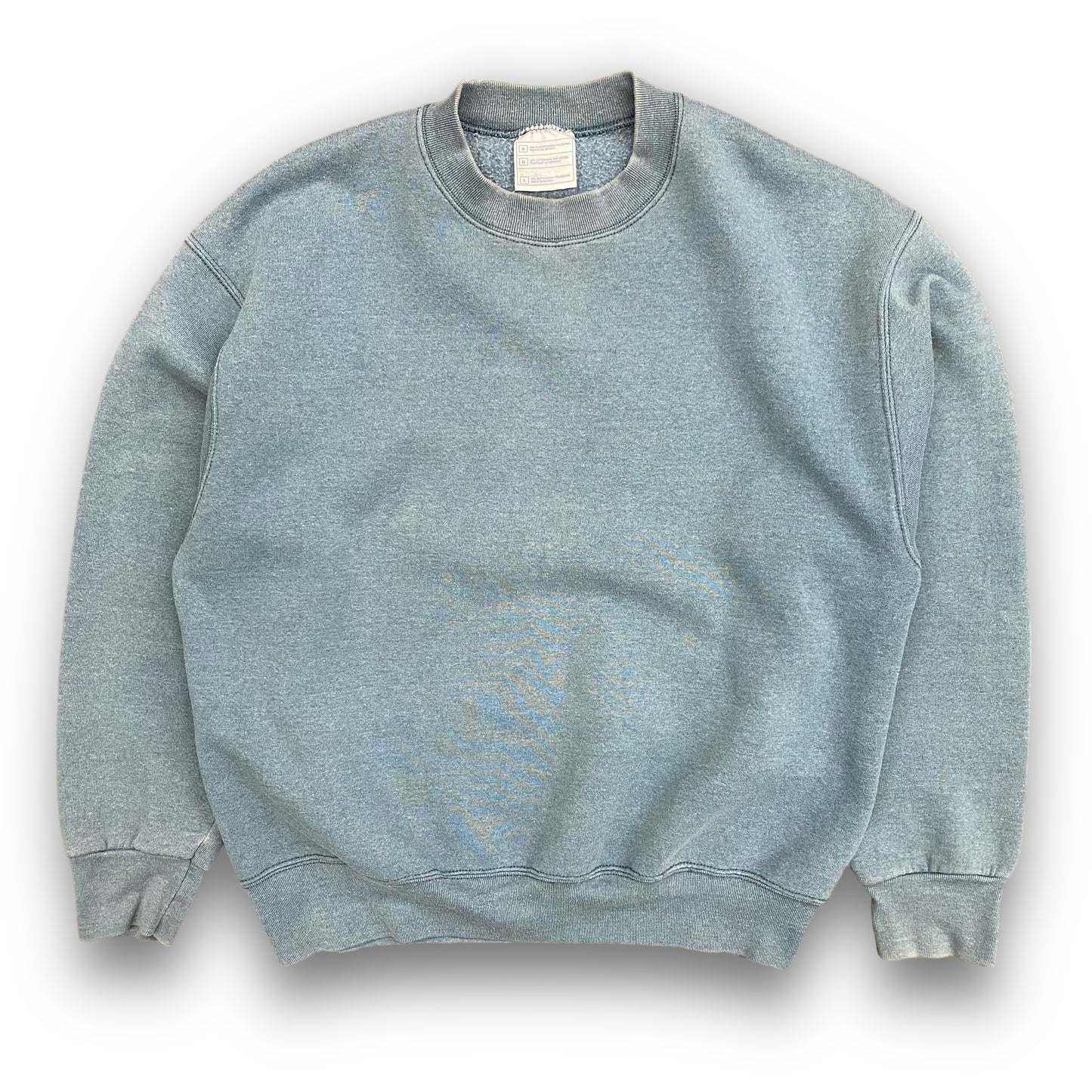 Vintage Faded Blue Crewneck Sweatshirt - Size Large