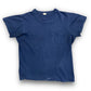 1980s Vintage Navy Blue Pocket Tee - Size Small