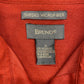 Vintage Bruno Suede Burnt Orange Button Up - Size Large