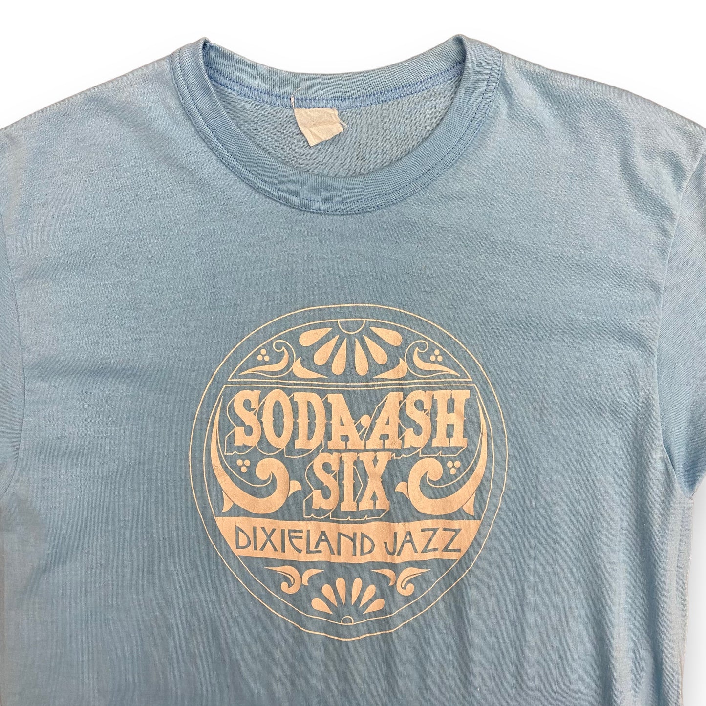 Vintage 70s/80s Soda Ash Six: Dixieland Jazz Band Tee - Size Medium