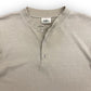 Vintage 1990s Sage Green Short Sleeve Henley - Size Large