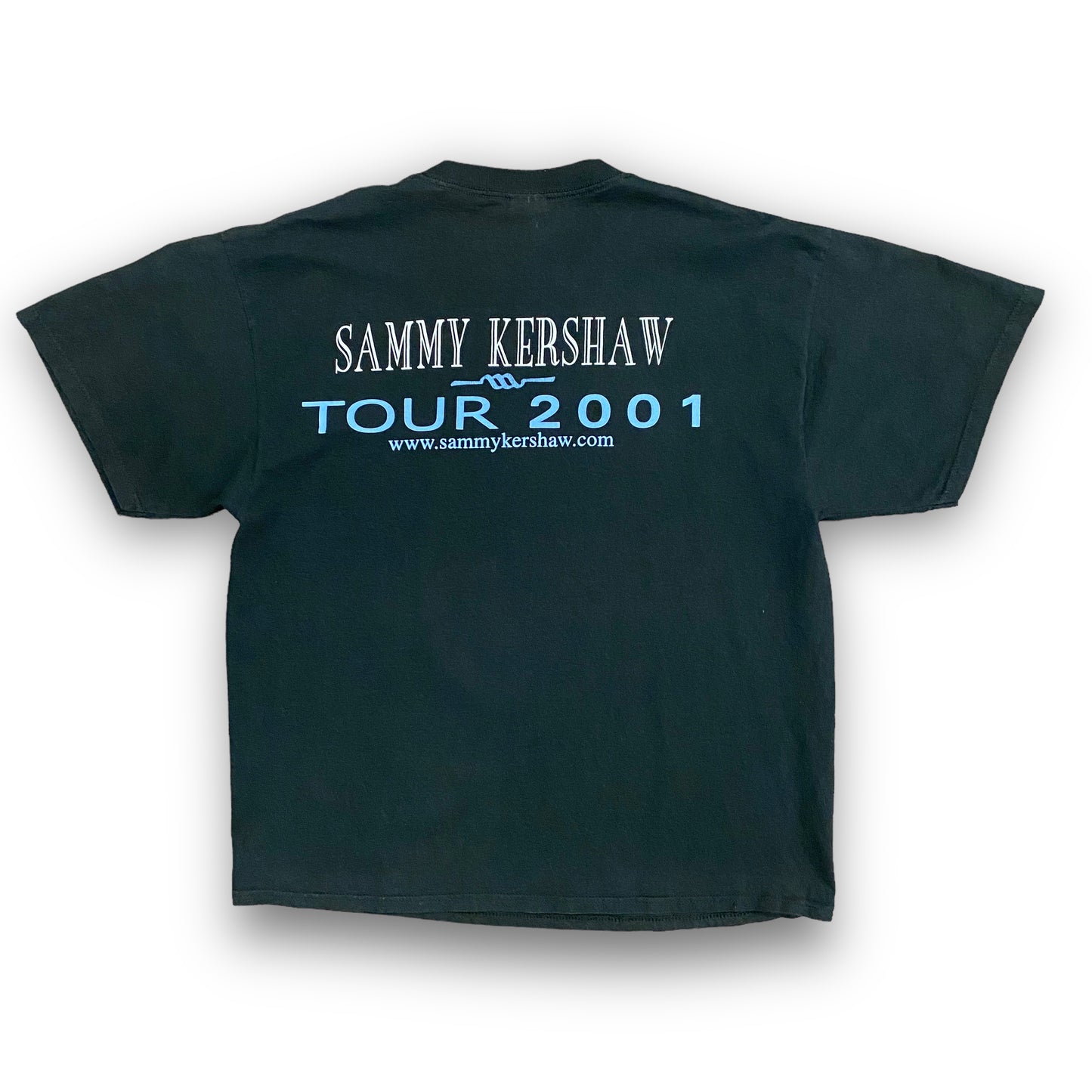 2001 Sammy Kershaw Black Tour Tee - Size XL