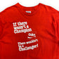 1980s Coca-Cola "Go for the real thing" Red Single Stitch Tee - Size XL