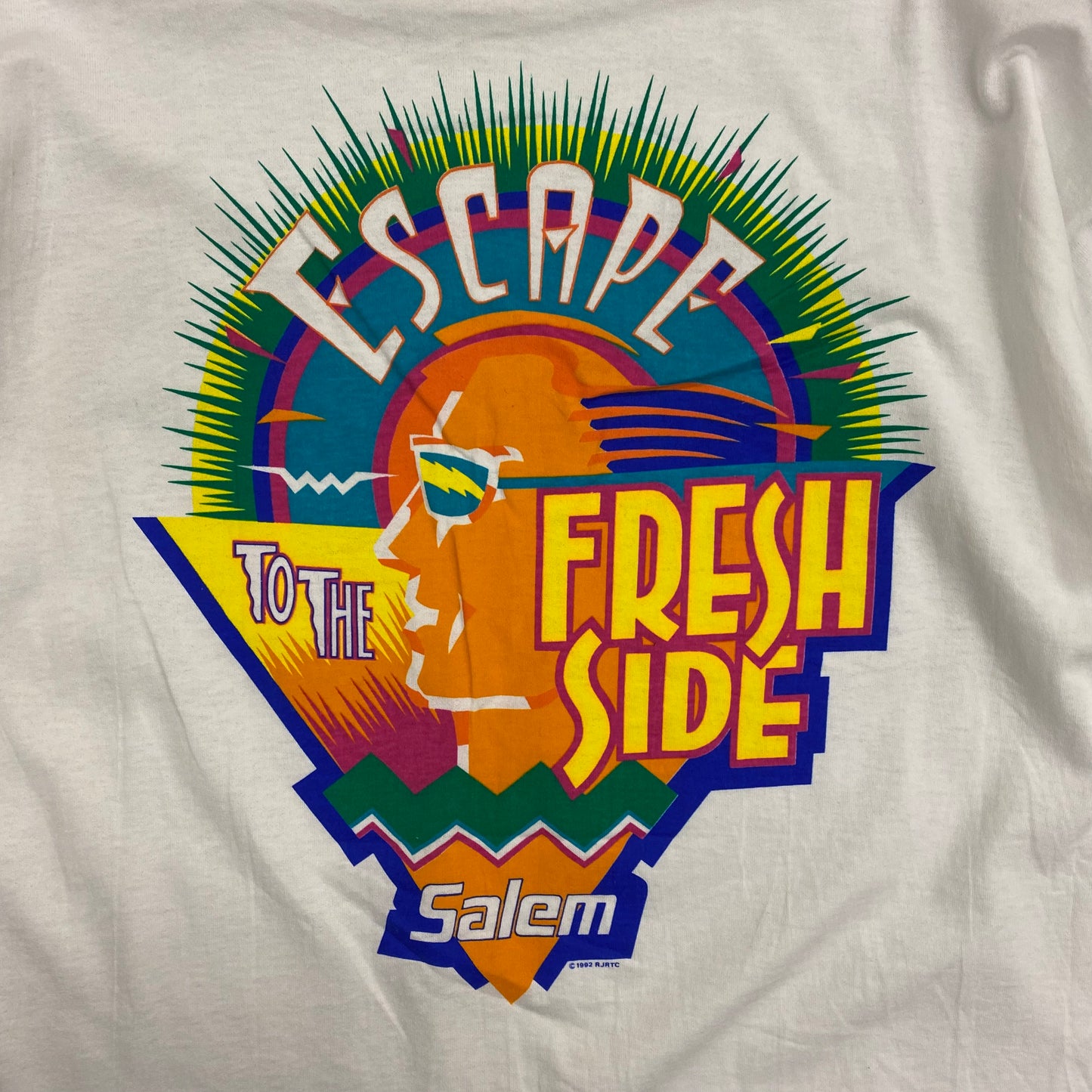 1992 Salem Fresh Wrap "Escape to the Fresh Side" Tee - Size XL