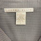 Vintage Perry Ellis Gray Ribbed Short Sleeve Button Up - Size Large