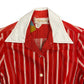 Vintage Red & White Striped Button Up Dress - Size Small/Medium
