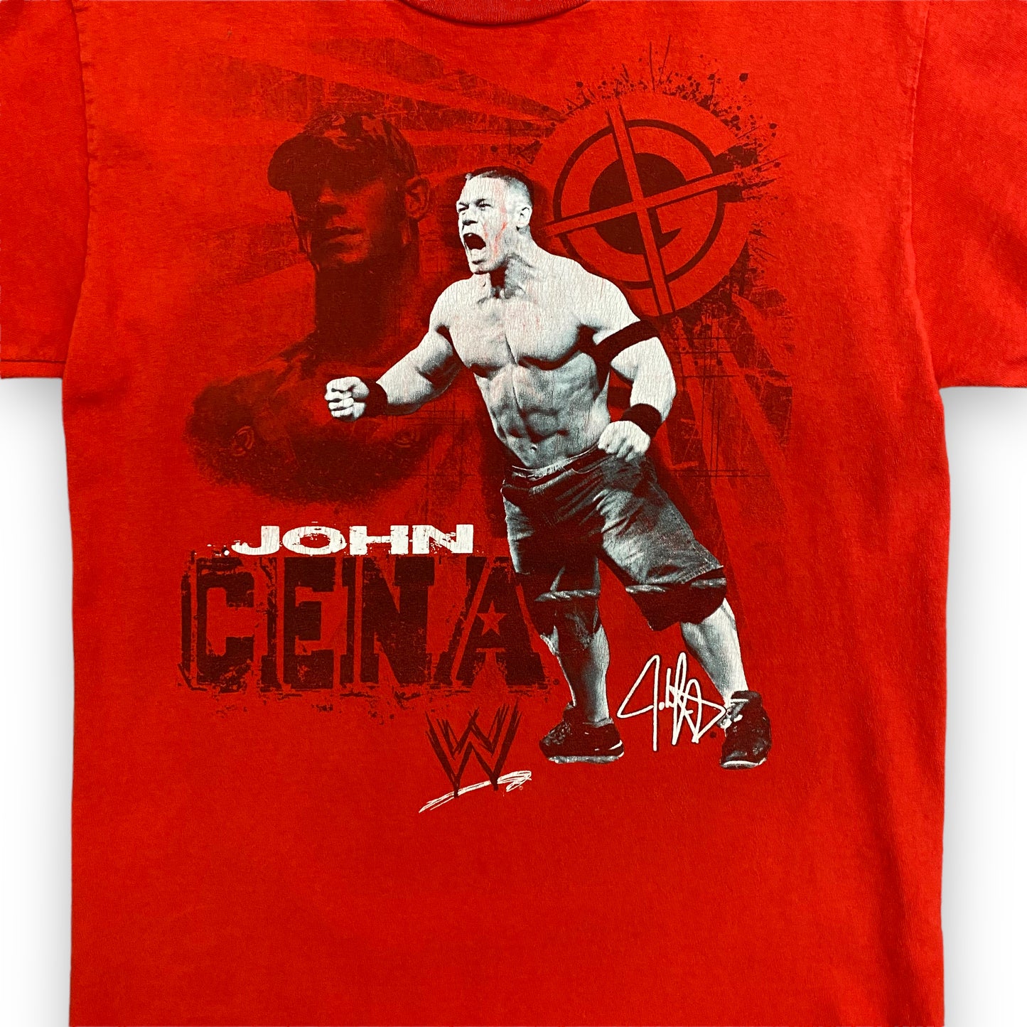 2008 WWE Wrestling John Cena Red Tee - Size Medium