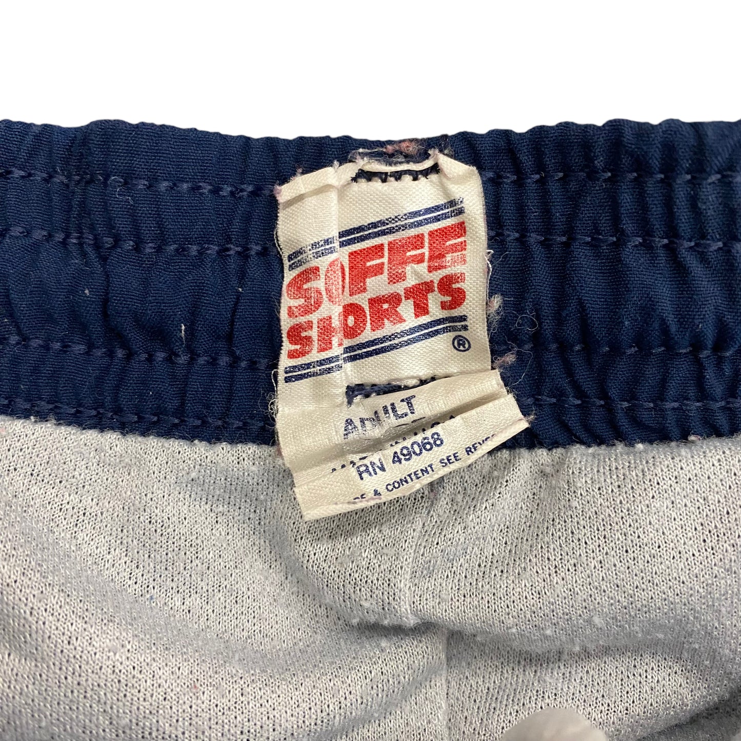 Vintage 1990s Soffe Navy Blue Lined Shorts - 5" Inseam