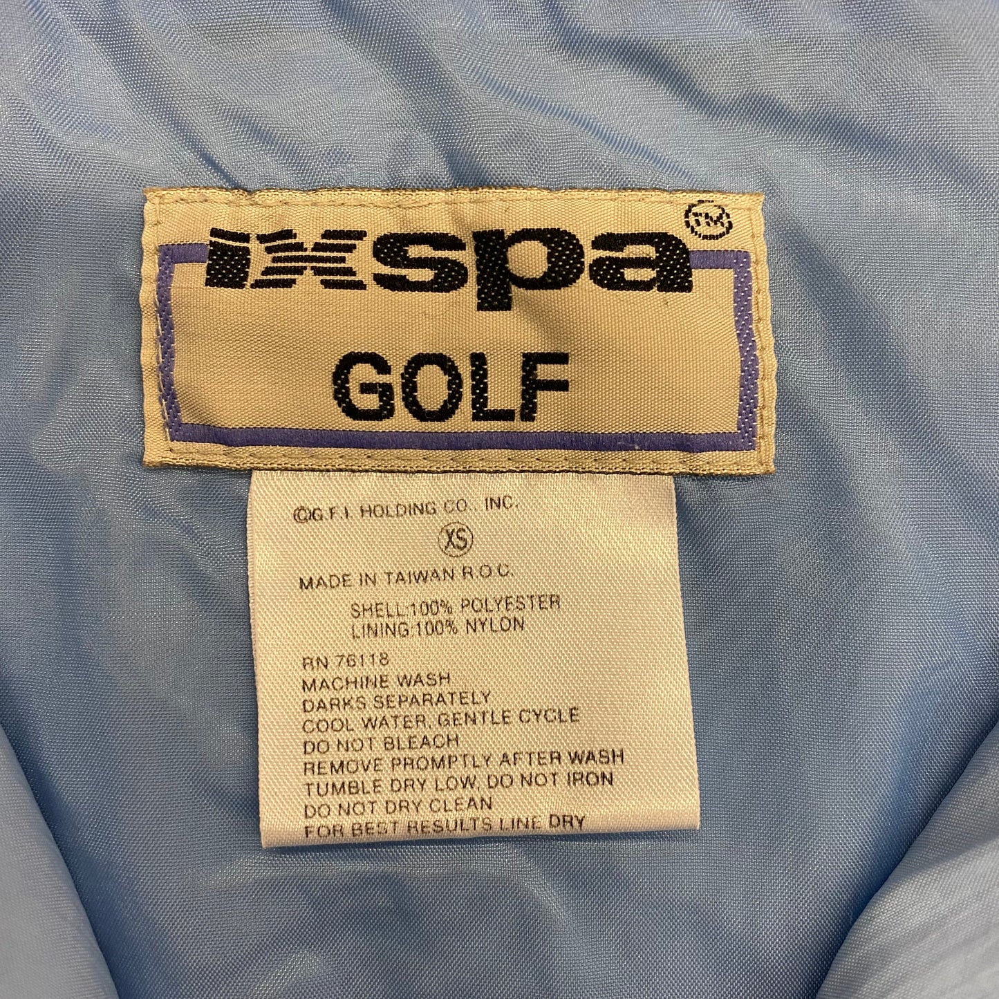Vintage iXSPA Oversized Zip Up Windbreaker Jacket - Size Small
