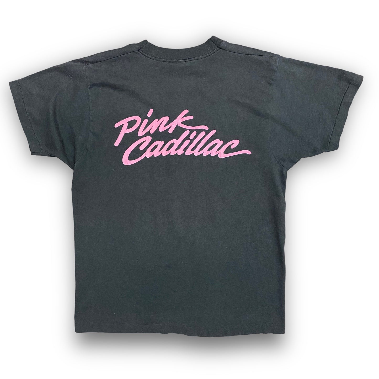 1980s Pink Cadillac Elvis Presley Single Stitch Tee - Size Large