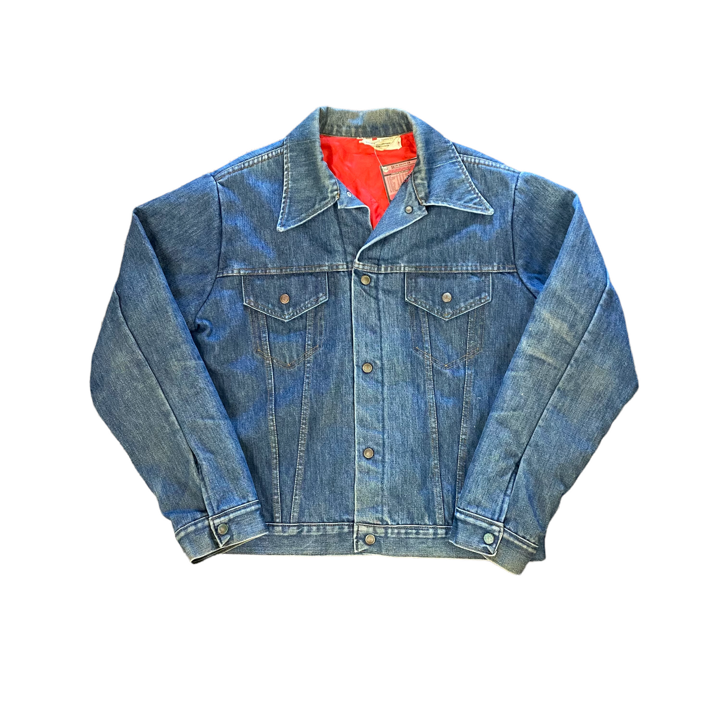1970s JC Penney Lined Denim Jacket - Size Large