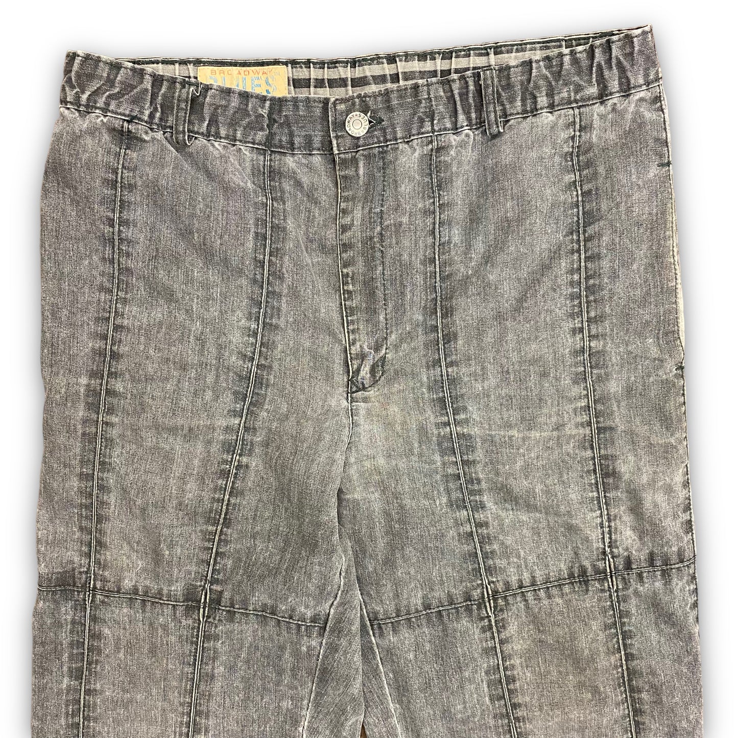 Vintage Broadway Blues Black Patchwork Jeans - 34"x32"