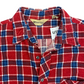 Vintage 80s Wedgefield Red & Blue Flannel - Size Large