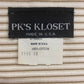 1980s PK's Closet Cotton Striped Dress - Size 10