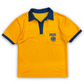 1970s Rotary Club International Yellow Polyester Polo - Size