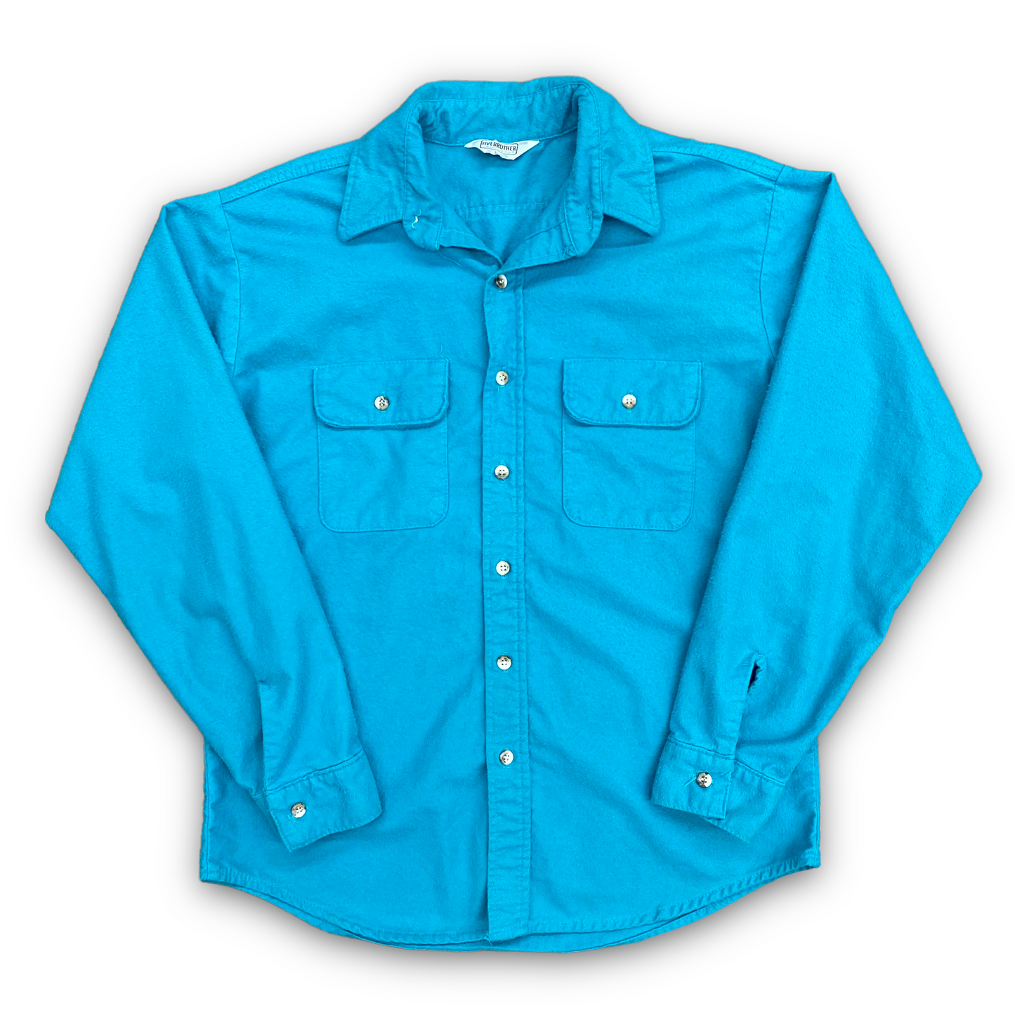 Vintage Five Brother Teal Chambray Button Up - Size Large