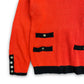 Vintage Jordan Red & Black Collared Sweater - Size Small