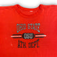 1980s Ohio State Athletic Department Single Stitch Red Tee - Size XXL