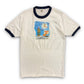 1970s The Mr. Bill Show White & Navy Ringer Tee - Size Large