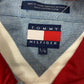 Vintage Tommy Hilfiger Color Blocked Button Up Long Sleeve Shirt - Size Large