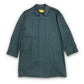 Vintage 1980s Black Plaid Button Up Overcoat - Size 40 (L/XL)