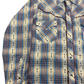 Vintage Kenny Rogers Western Snap Shirt with Satin Cuffs & Collar - Size Medium