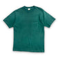 Vintage 1970s Towncraft Forest Green Single Stitch Pocket Tee - Size Large