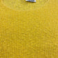 80s Vintage Keren Yellow Knit Sleeveless Top - Size Medium