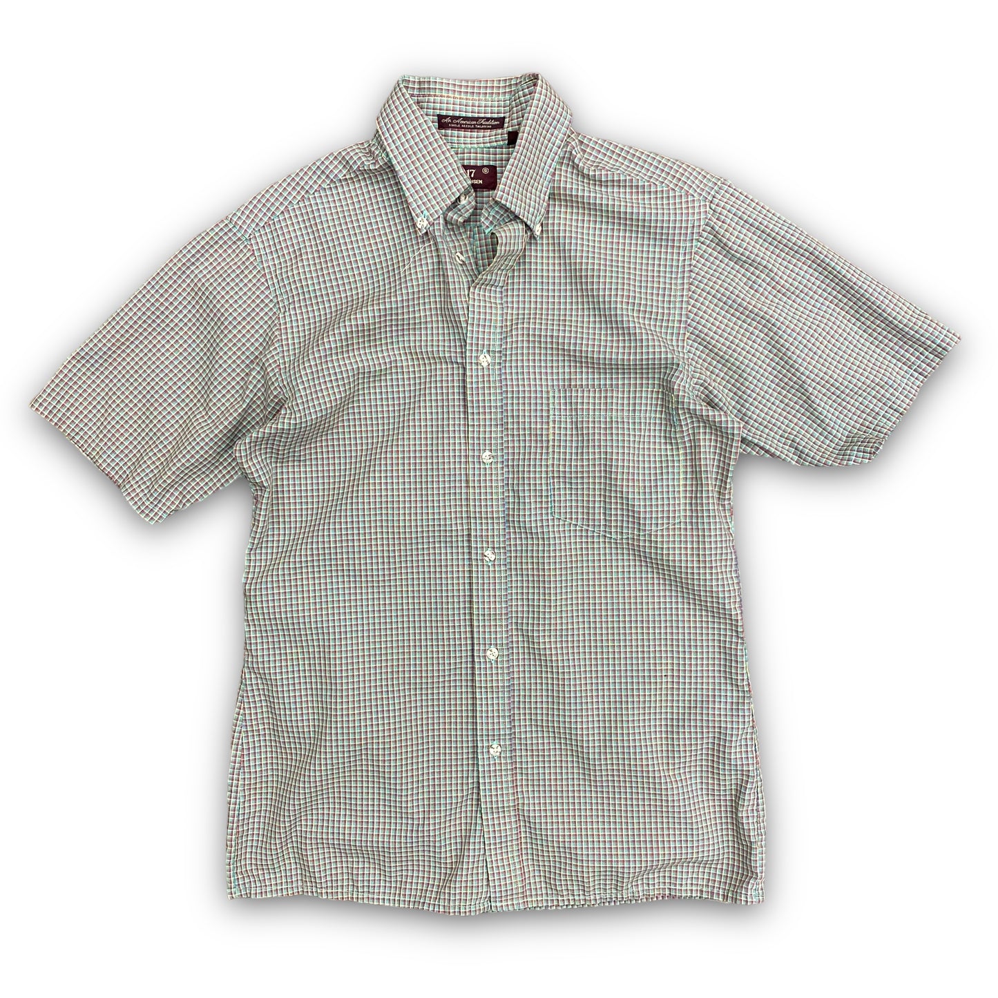 Vintage 1990s Van Heusen Short Sleeve Button Up - Size Small