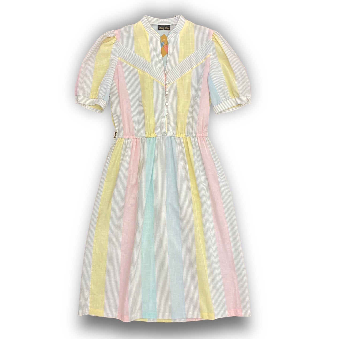 Stuart Alan Pastel Striped Dress - Size Medium/Large